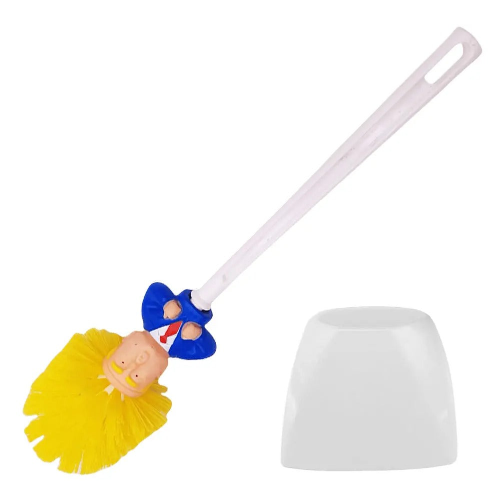 Funny Toilet Cleaning Brush Novelty Donald Bathroom