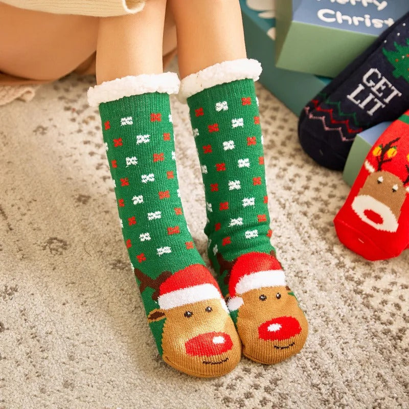 Penguin Plush Slipper Socks – Soft Non-Slip Floor Slippers Short Sock for Women & Girls