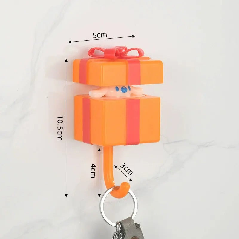 Adhesive Cartoon Cat Hooks