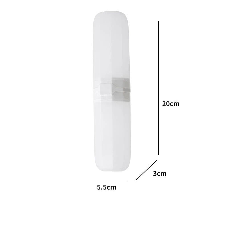 Travel Toothbrush Holder Case – Portable Hygienic Storage Box for Home, Travel & Outdoor Use - QuirkyFindsHub