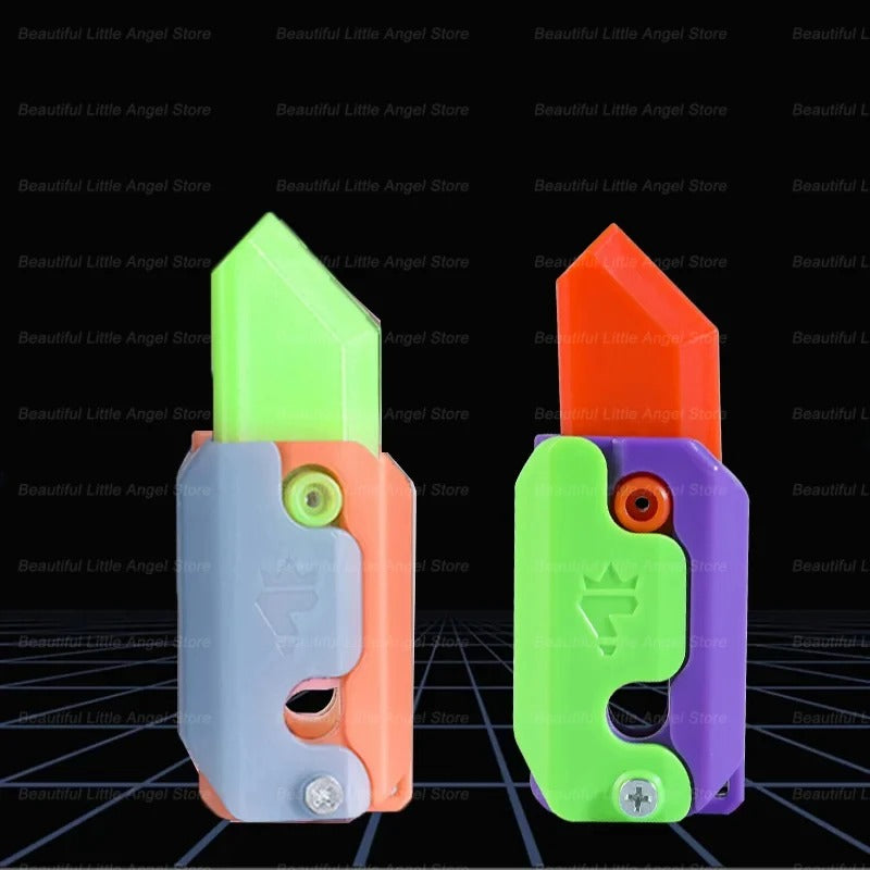 3D Printed Gravity Claw Knife Toy – Stress Relief Fidget Toy