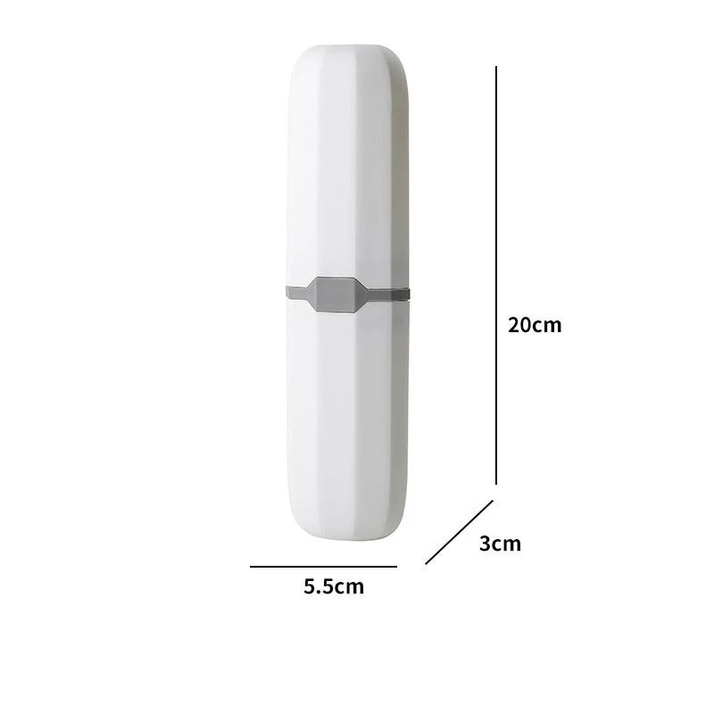 Travel Toothbrush Holder Case – Portable Hygienic Storage Box for Home, Travel & Outdoor Use - QuirkyFindsHub