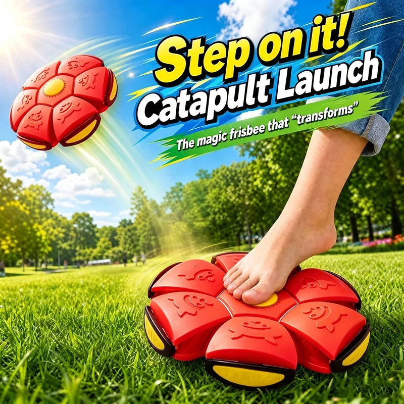 Flying Saucer Ball Magic Deformation Foot Pressure Decompression