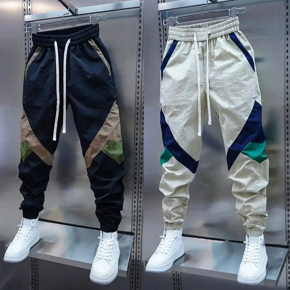 Men’s Stretch Cargo Jogger Pants – Flexible Multi-Pocket Casual Streetwear Trousers