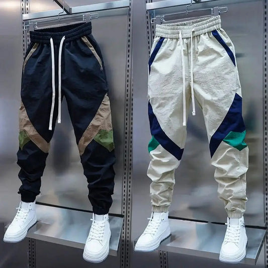 Men’s Stretch Cargo Jogger Pants – Flexible Multi-Pocket Casual Streetwear Trousers