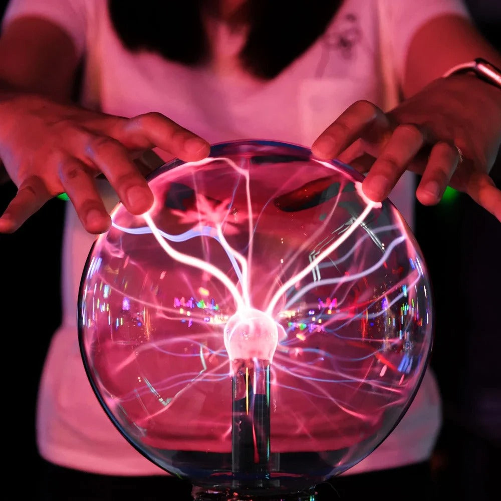 Magic Crystal Plasma Ball Lamp 3/4/5/6/8 Inch LED Night Light