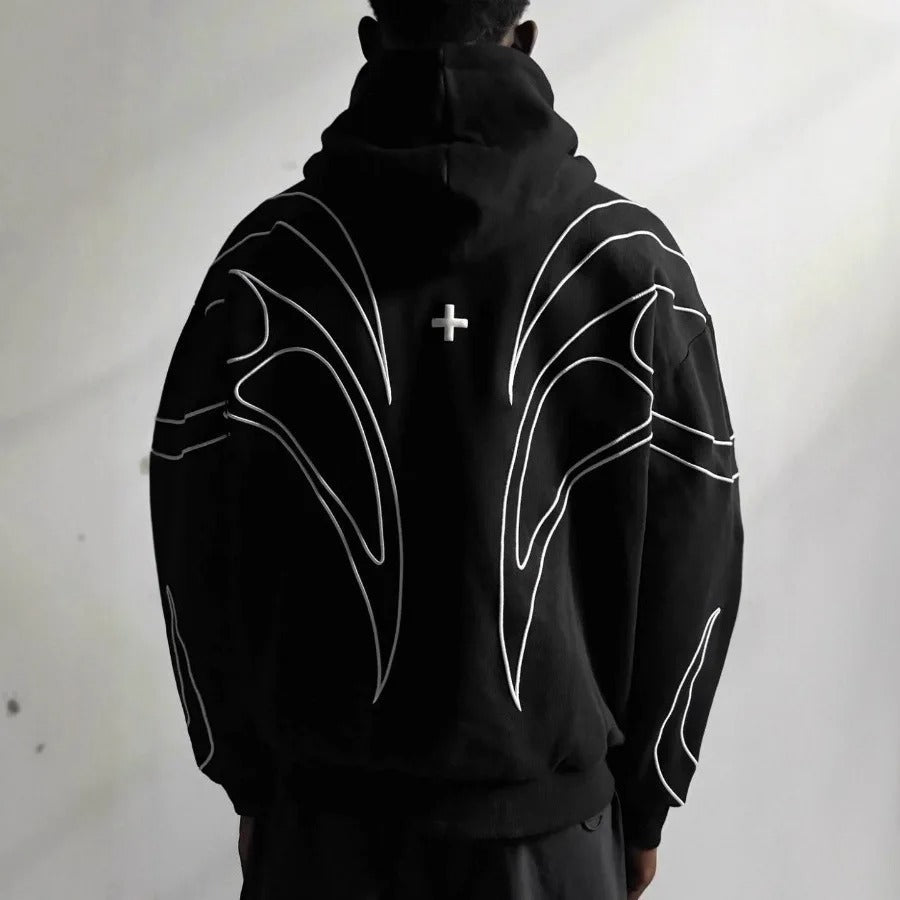 Dark Style  Hoodie - Retro Vintage Streetwear Jacket