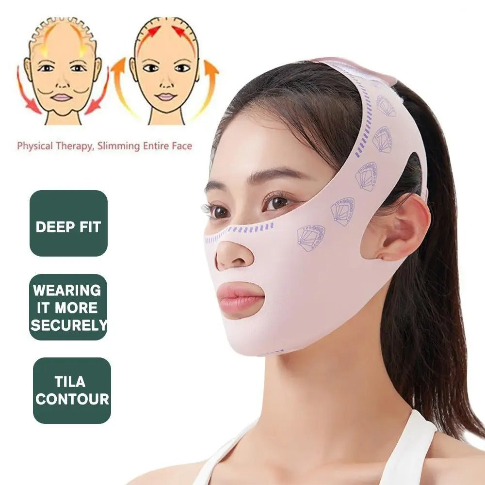 V-Line Face Bandage – Reusable Chin & Cheek Support Mask