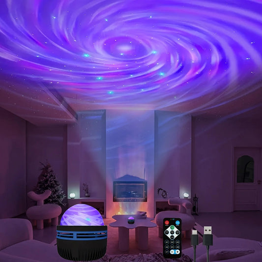 Starry Sky Galaxy Lamp Projector | LED Night Light for Bedroom & Kids Room