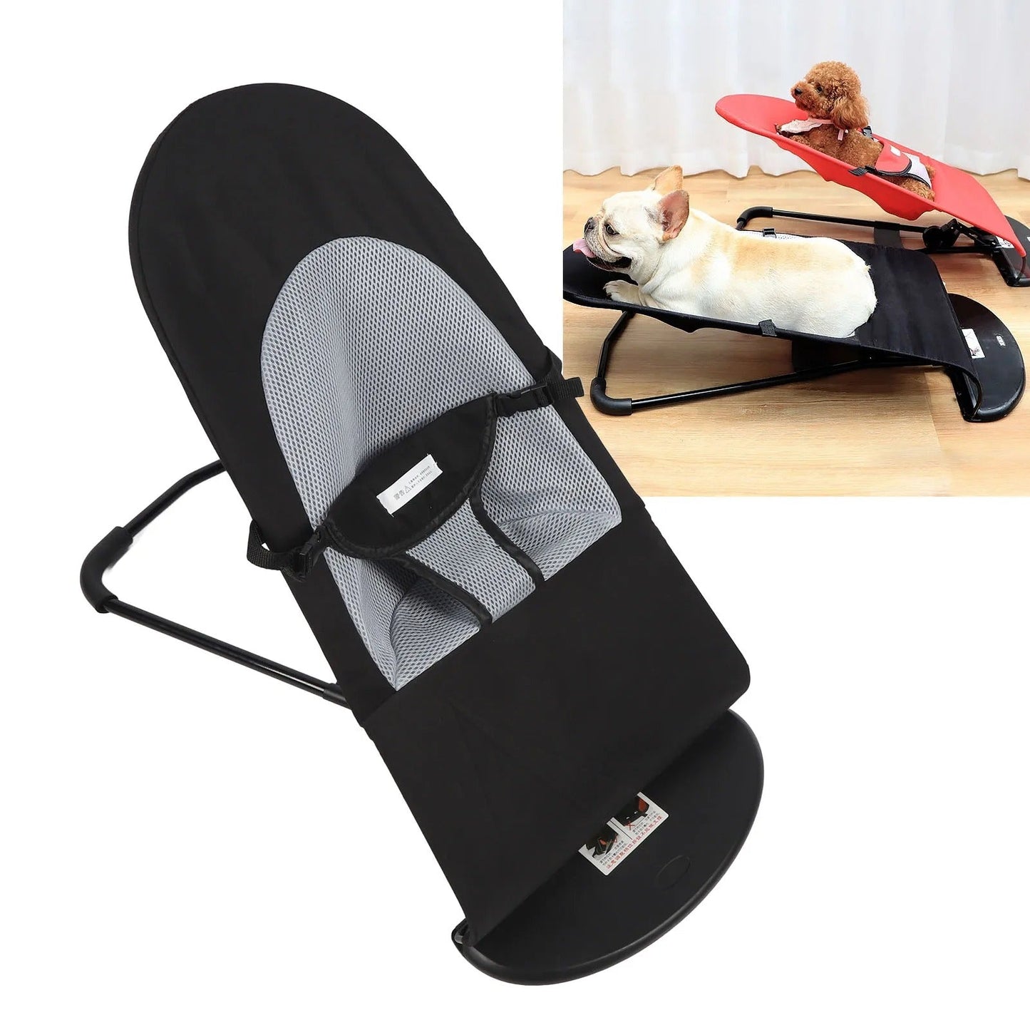 Dog Rocking Chair – Cute Novelty Pet Decor & Kids Toy