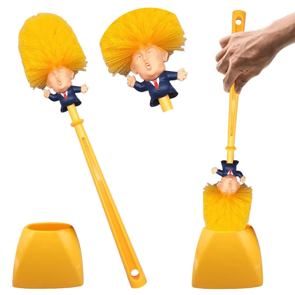 Funny Toilet Cleaning Brush Novelty Donald Bathroom