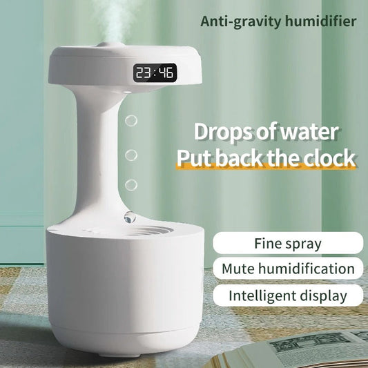 Anti-Gravity Humidifier & Aromatherapy Machine – Cool Mist Diffuser with LED Display