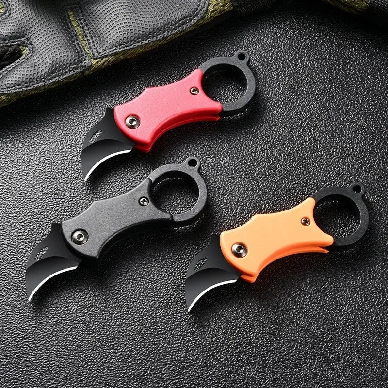 EDC Folding Pocket Knife | Fox Claw Key Chain Box Cutter for Camping & Outdoor Use