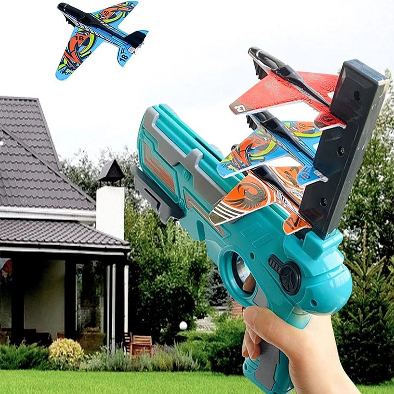 Children's Foam Ejection Aircraft – Flying Glider Launcher Toy
