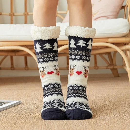 Penguin Plush Slipper Socks – Soft Non-Slip Floor Slippers Short Sock for Women & Girls