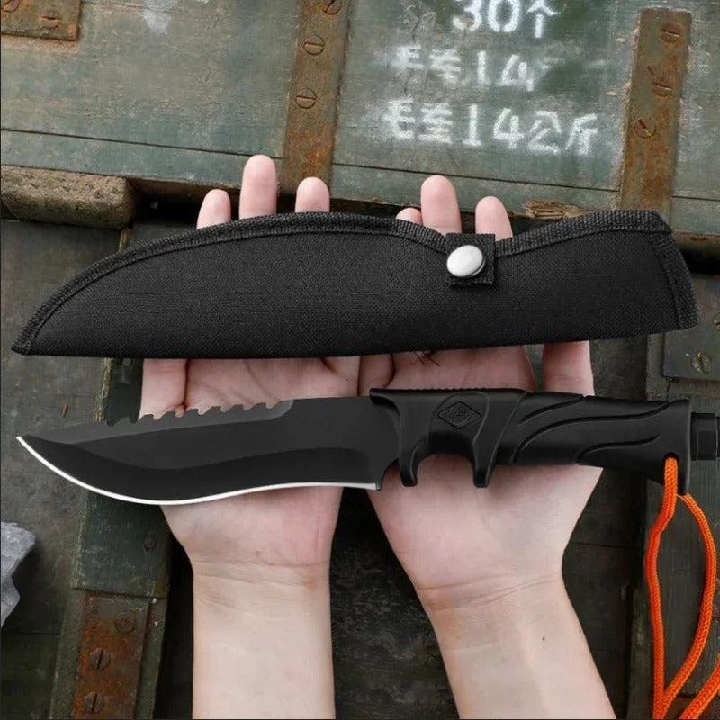 Outdoor Camping Tactical Straight Knife | Fixed Blade Survival Knife