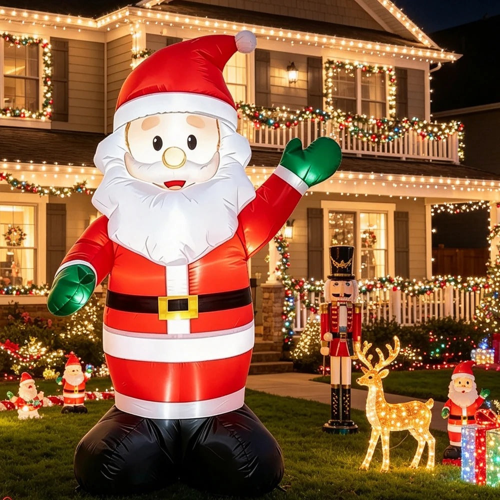 Giant Inflatable Santa Claus Christmas Decoration – Indoor & Outdoor Xmas Party Decor