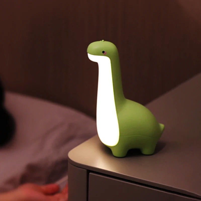 Cute Dinosaur Night Light – Adorable LED Dino Lamp for Kids Bedroom, Nursery & Desk Decor
