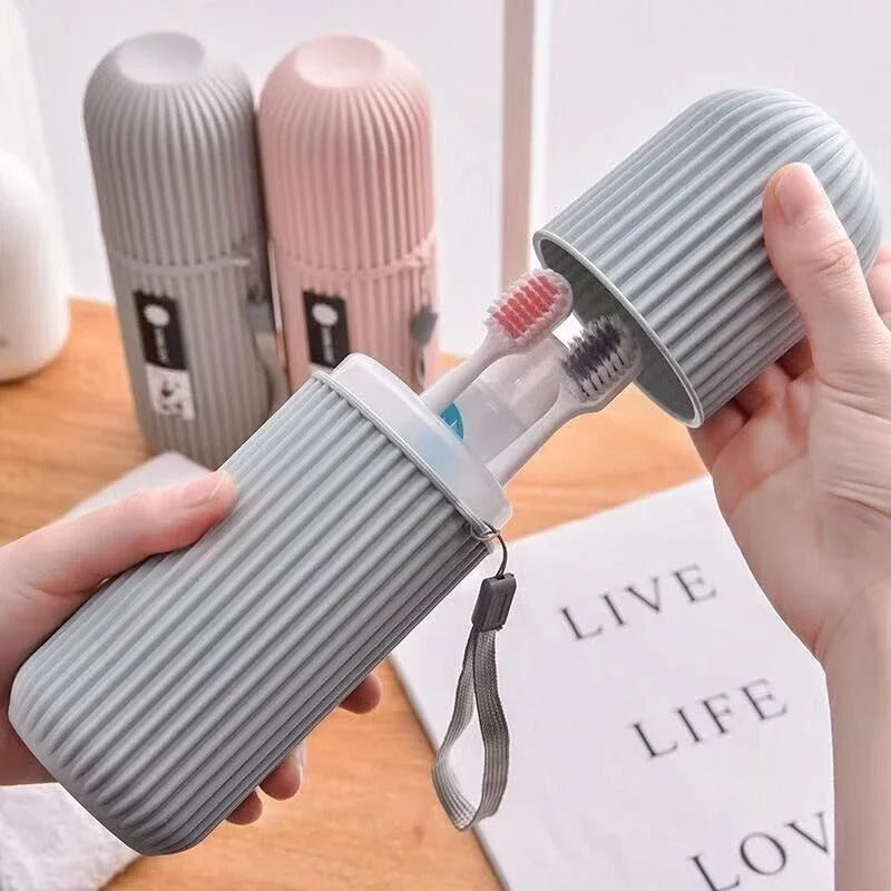 Travel Toothbrush Holder Case – Portable Hygienic Storage Box for Home, Travel & Outdoor Use - QuirkyFindsHub