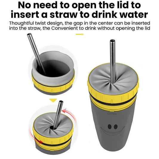 French Lidless Twist Cup – Creative Plastic Insulated Mug