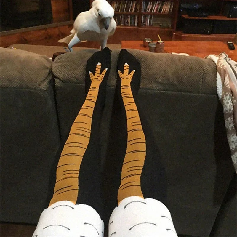 Funny 3D Chicken Socks - Novelty Animal Socks for Men & Women