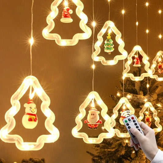Christmas Wish Ball LED Fairy Curtain Light String – Magical Hanging Lights for Festive & Bedroom Decor