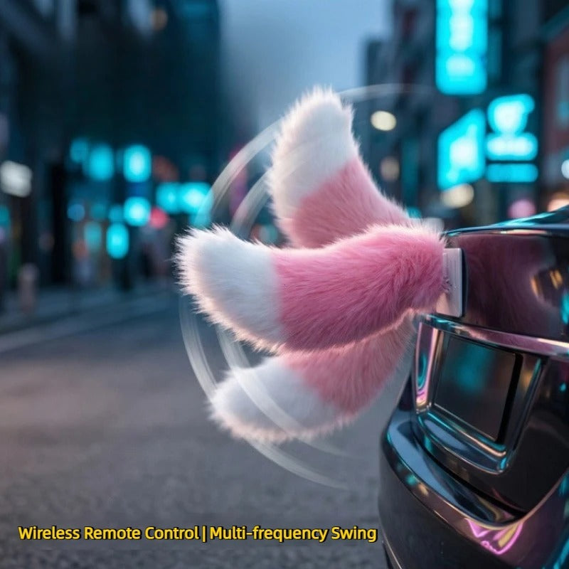 Remote-Control Electric Wagging Tail for Cars & Scooters