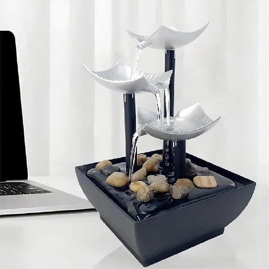 Decorative Indoor Water Fountain | Tabletop Home Décor Accent