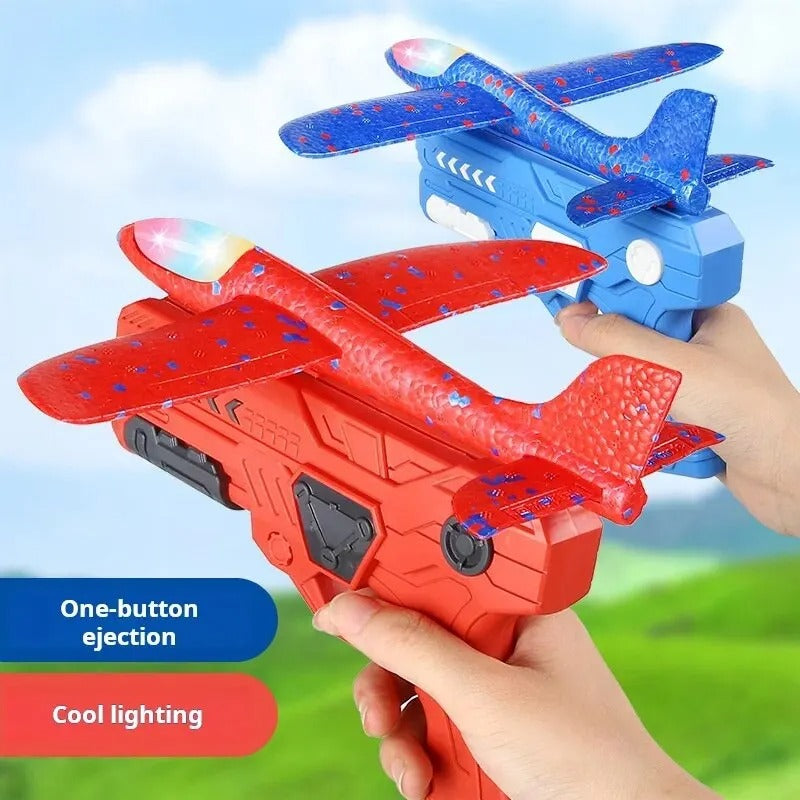 Children's Foam Ejection Aircraft – Flying Glider Launcher Toy