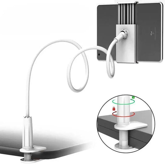 Flexible 360° Clip Phone & Tablet Holder – Universal Bracket for Bed, Desk & More