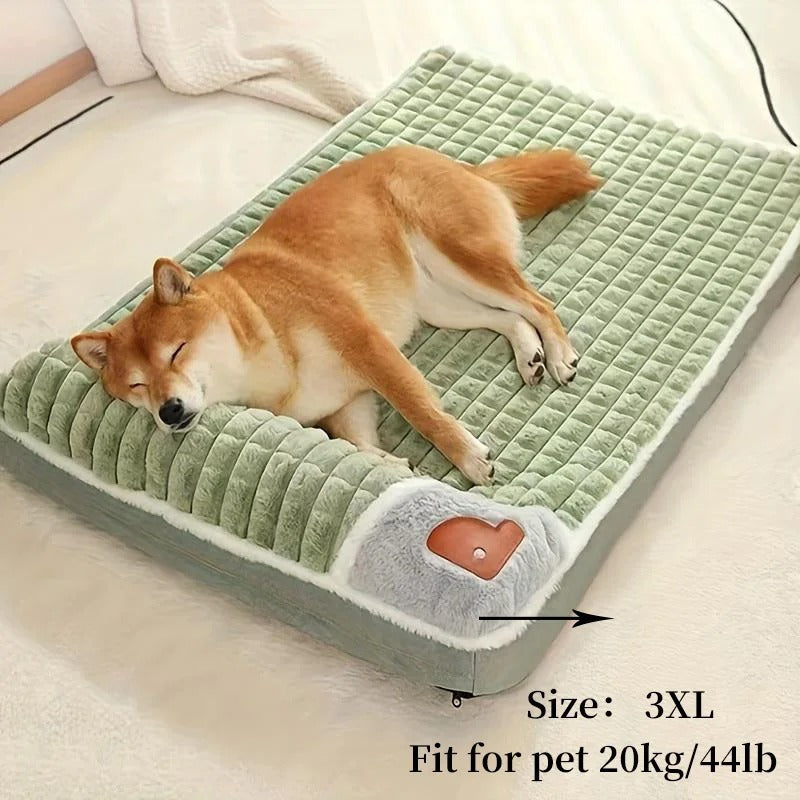 Sleeping Dog Mat – Winter Warm Removable Washable Kennel Mattress