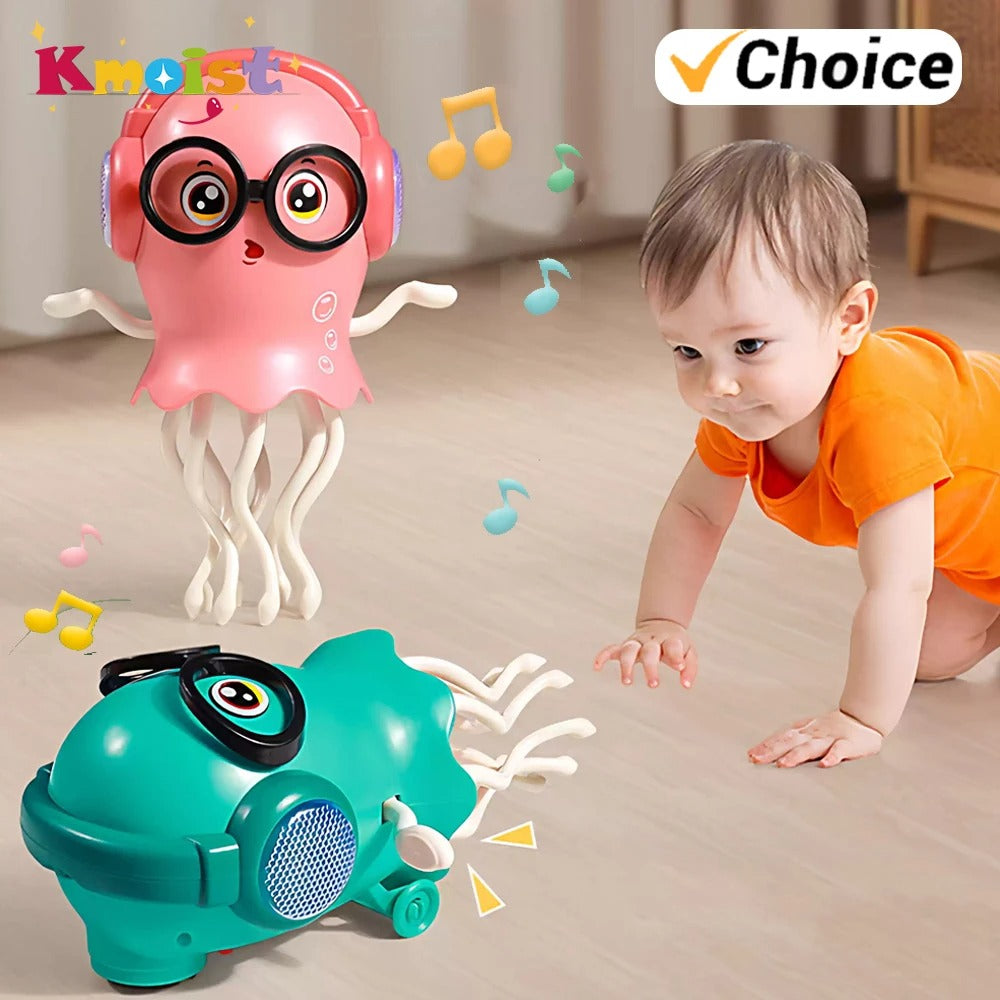 Electric Dancing Jellyfish Toy with LED Lights & Music | Obstacle Avoidance
