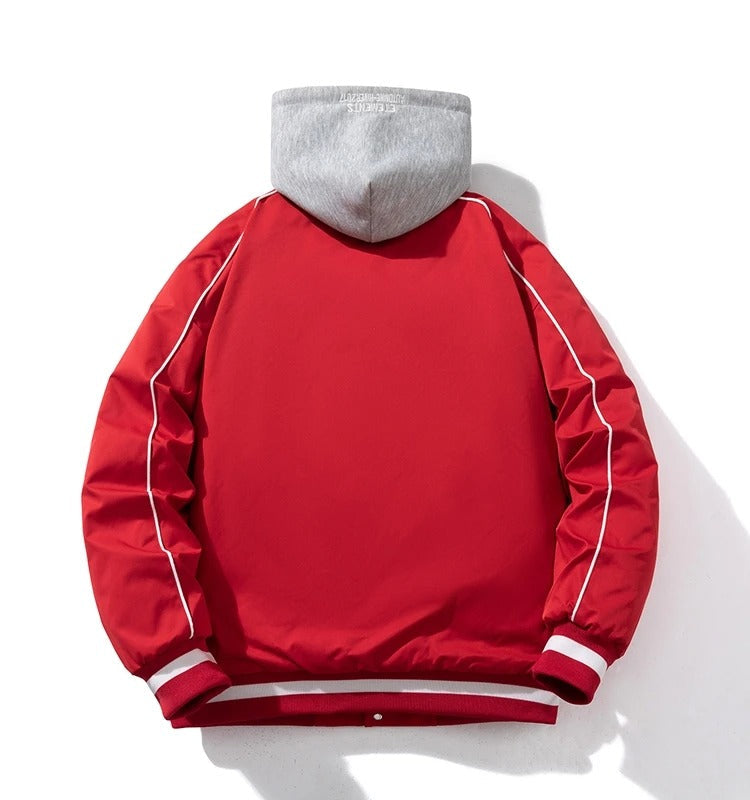 Men's Letter Print Parka Jacket – Autumn Streetwear