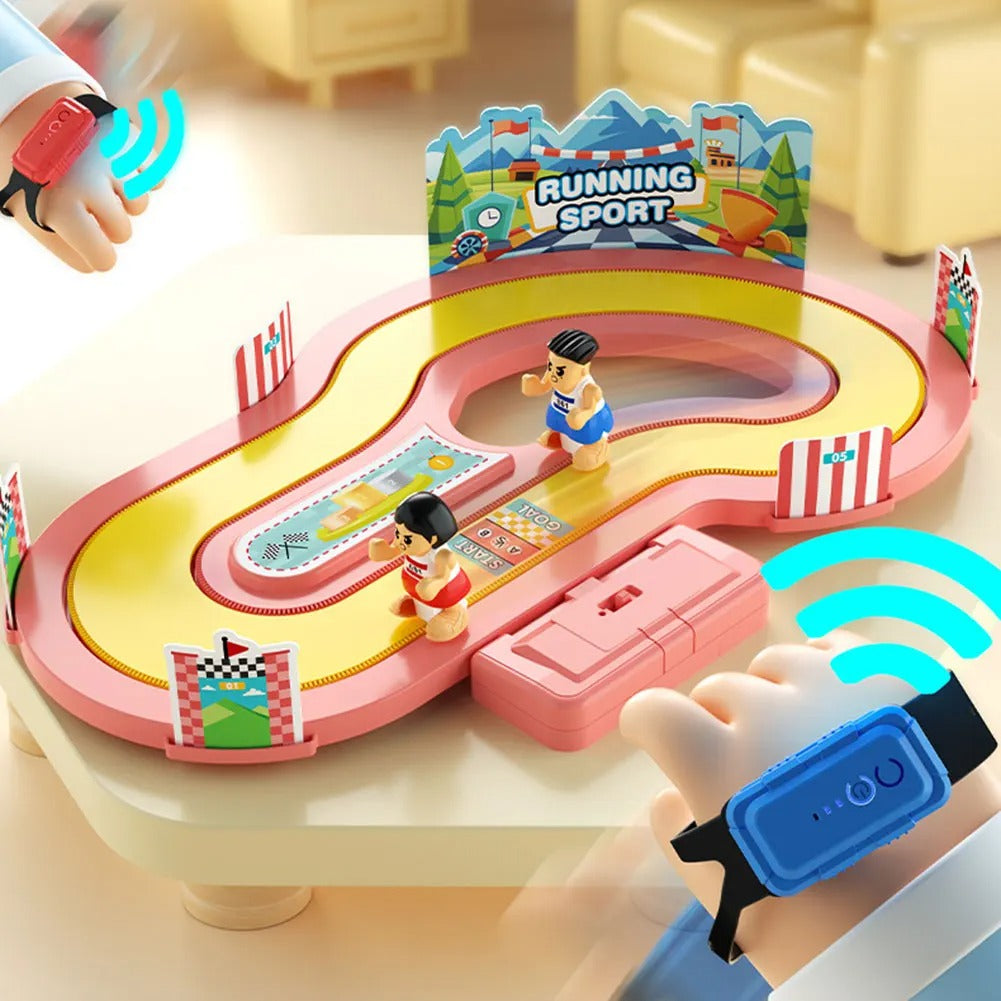 Children's somatosensory speed competition toy