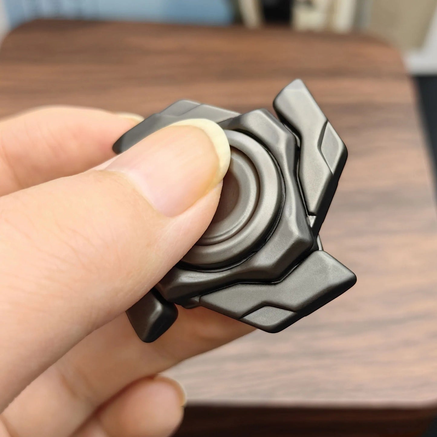 Mini Armor Metal Fidget Spinner – Premium EDC Stress Relief Toy for Adults & Collectors