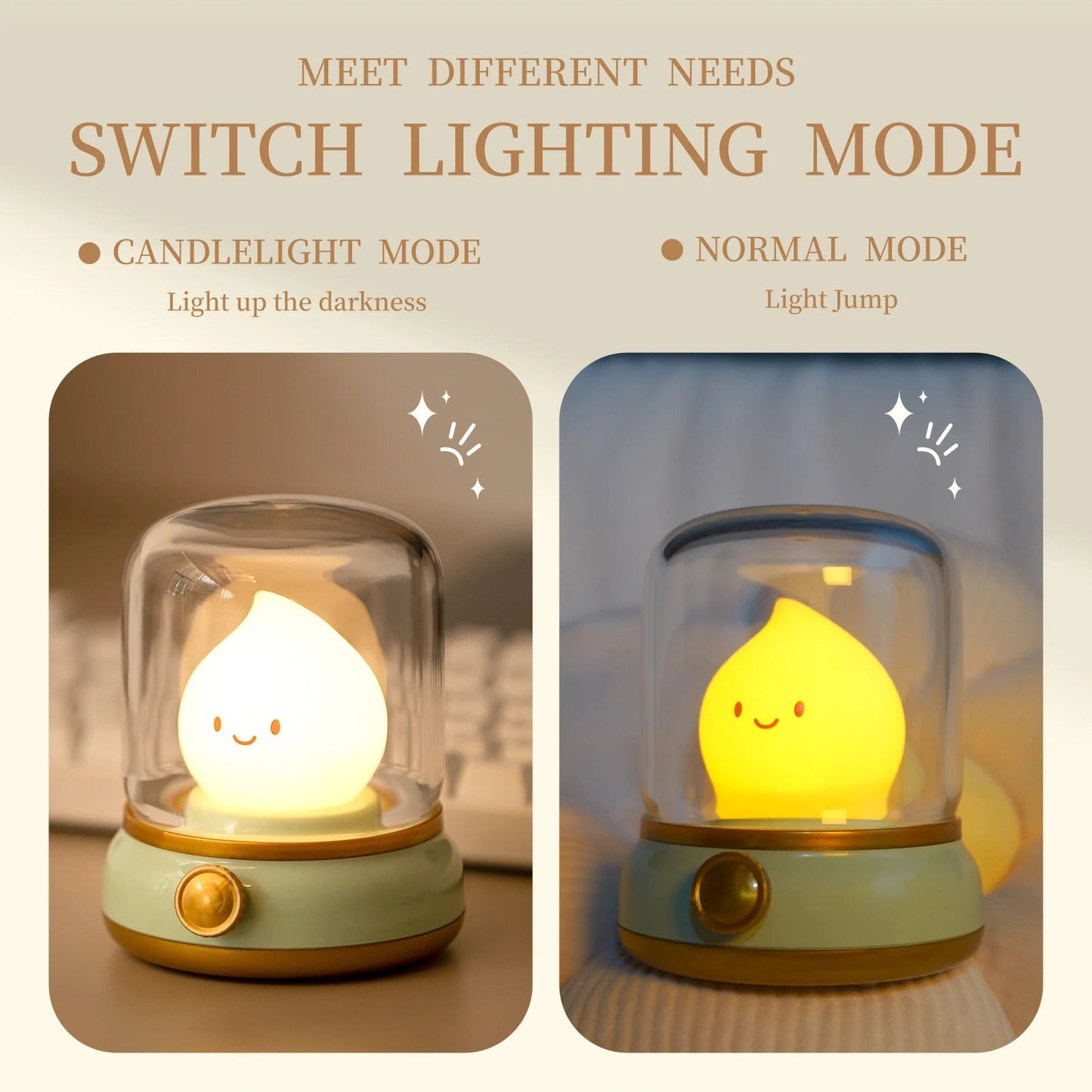 Cute Cartoon Table Lamp – Adorable LED Night Light for Kids Bedroom, Desk & Nursery Decor