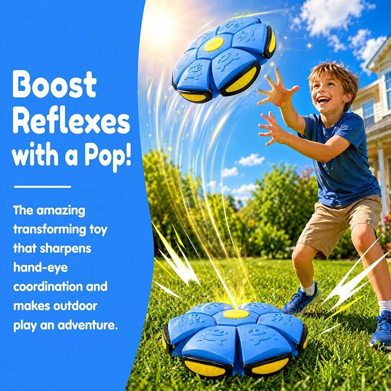 Flying Saucer Ball Magic Deformation Foot Pressure Decompression
