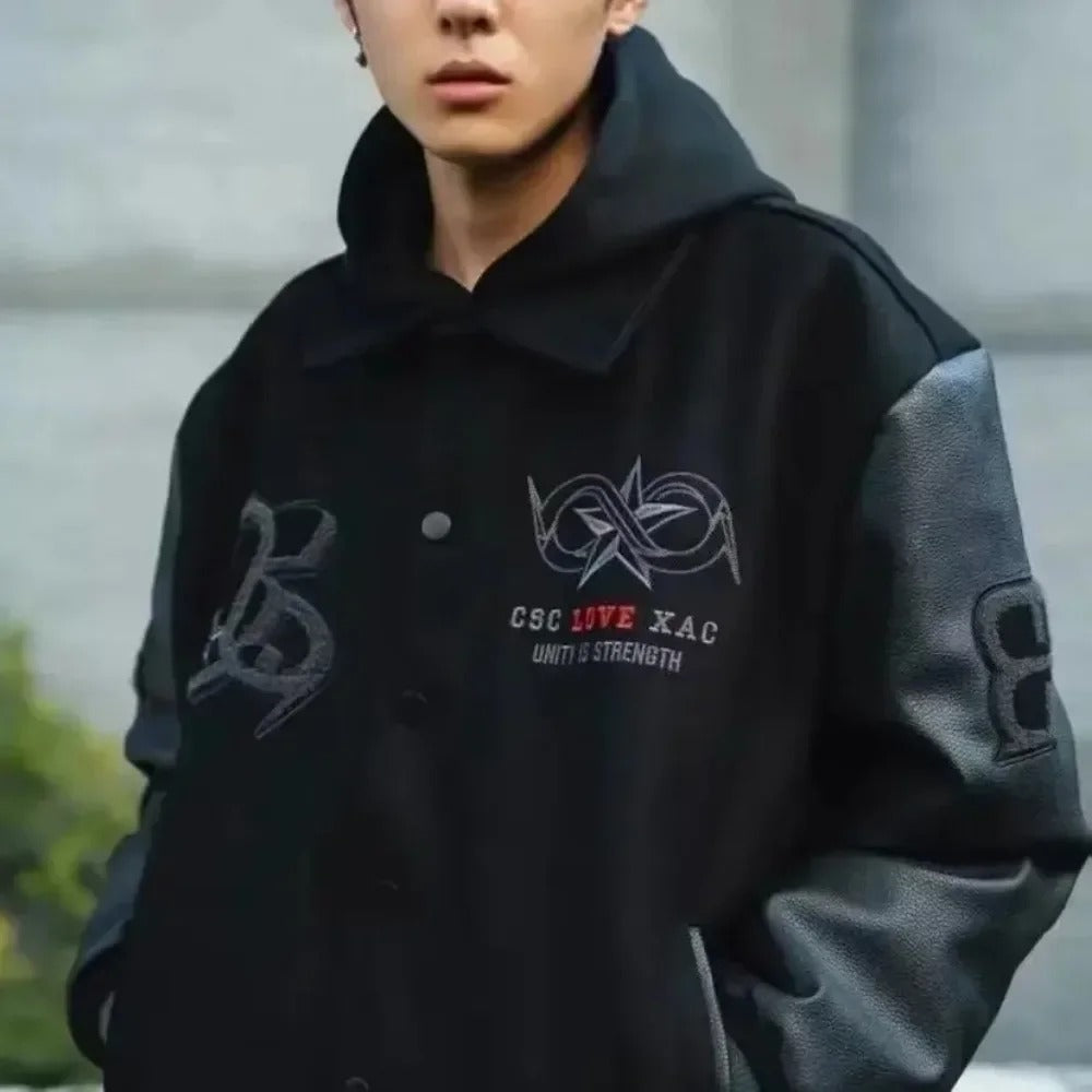 Men's Baseball Jacket – Classic Varsity Style