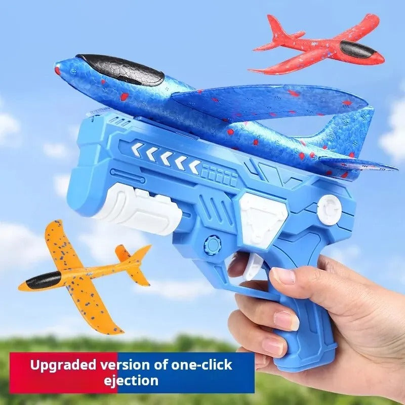 Children's Foam Ejection Aircraft – Flying Glider Launcher Toy