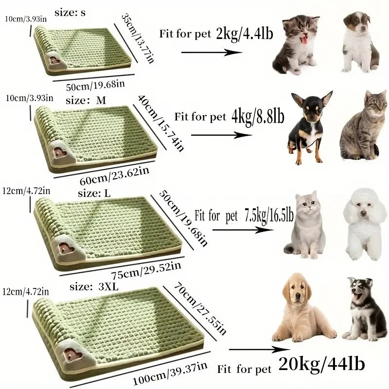 Sleeping Dog Mat – Winter Warm Removable Washable Kennel Mattress