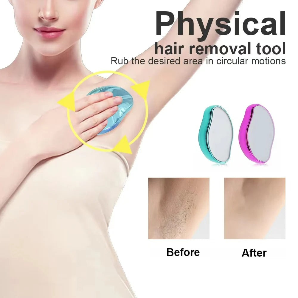 Crystal Hair Eraser – Painless Physical Hair Removal Tool
