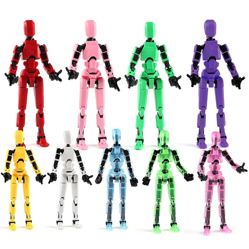 13-Joint Poseable Robot Figure – 14cm DIY Model Kit