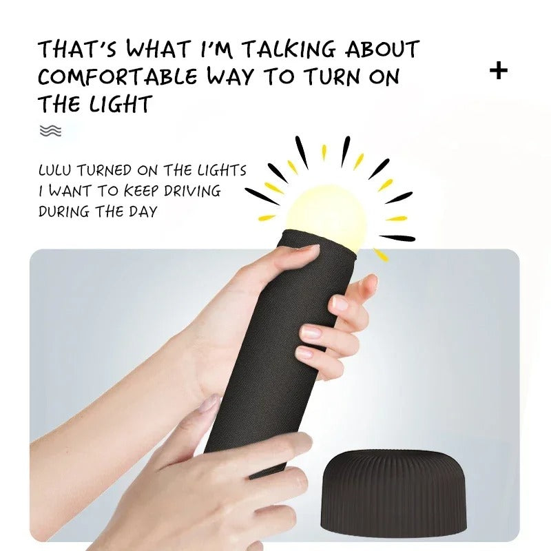 Rechargeable Table Sleep Night Lamp – Hand Pull Switch LED Bedside Light for Bedroom & Nursery