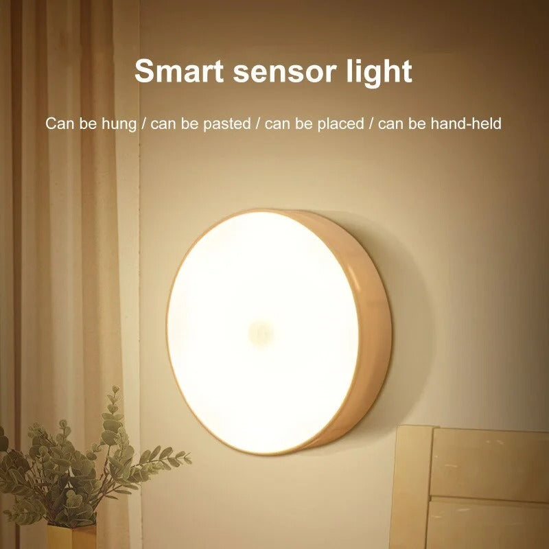 LED Smart Human Body Sensor Night Lamp | Auto Motion Detection Light