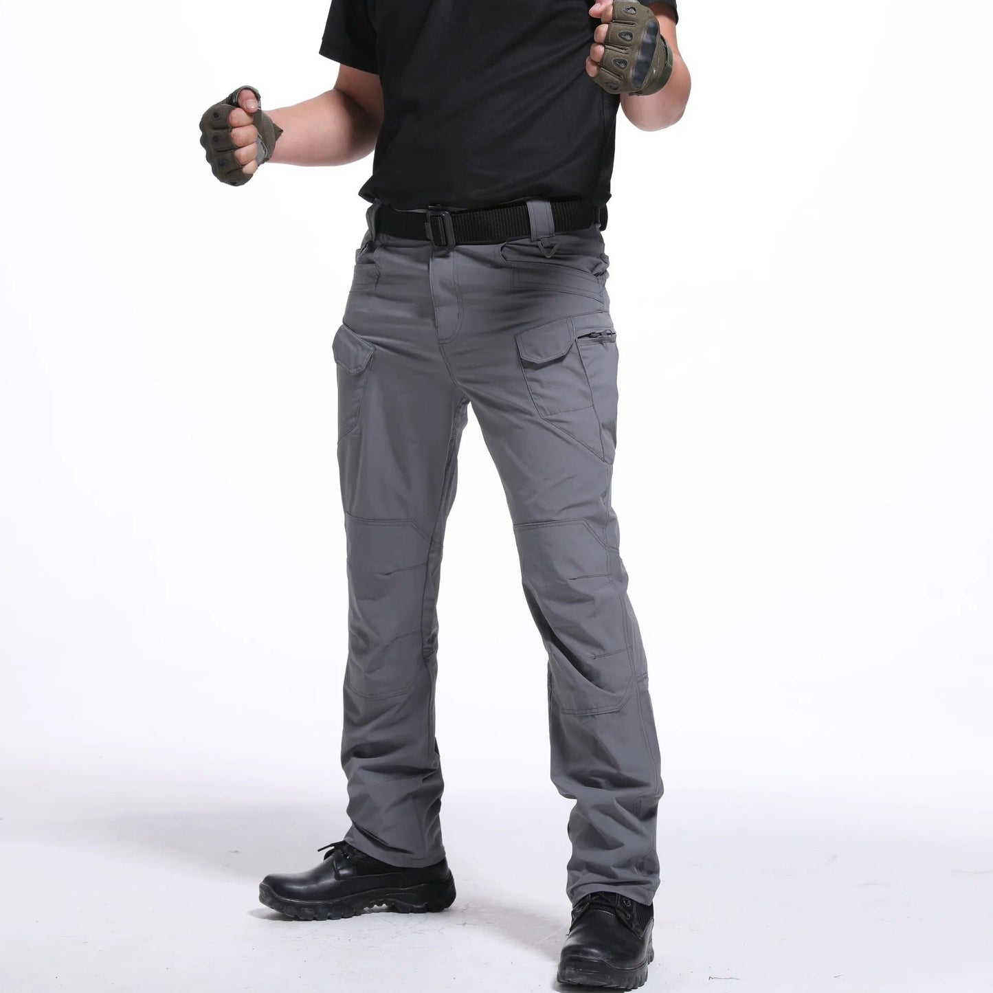 Men’s Classic Tactical Cargo Pants – Durable Multi-Pocket Outdoor Combat Trousers