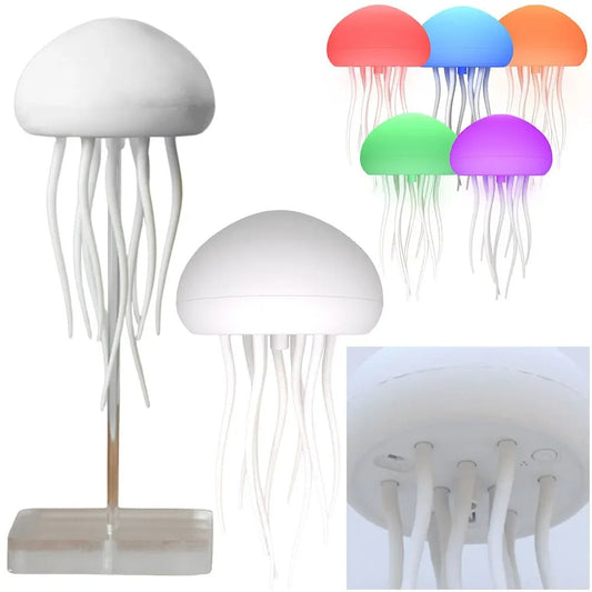 Dancing Jellyfish RGB Night Light – Colour Changing LED Mood Lamp for Bedroom, Kids Room & Home Decor