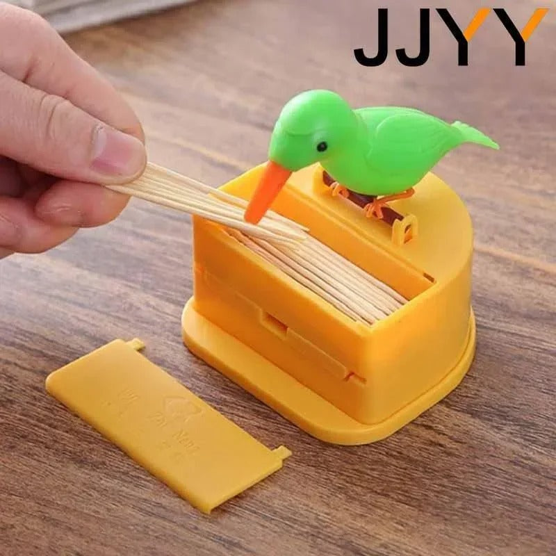 Bird toothpick holder