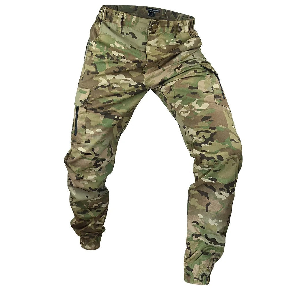 Men’s Tactical Ripstop Cargo Jogger Pants – Durable Outdoor Multi-Pocket Combat Trousers