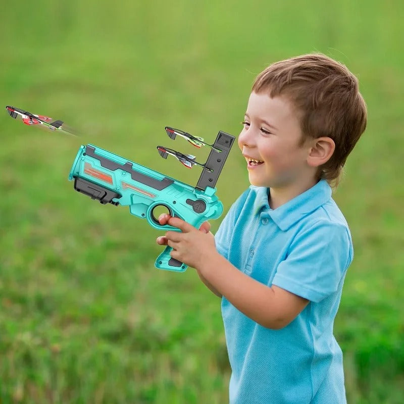 Children's Foam Ejection Aircraft – Flying Glider Launcher Toy