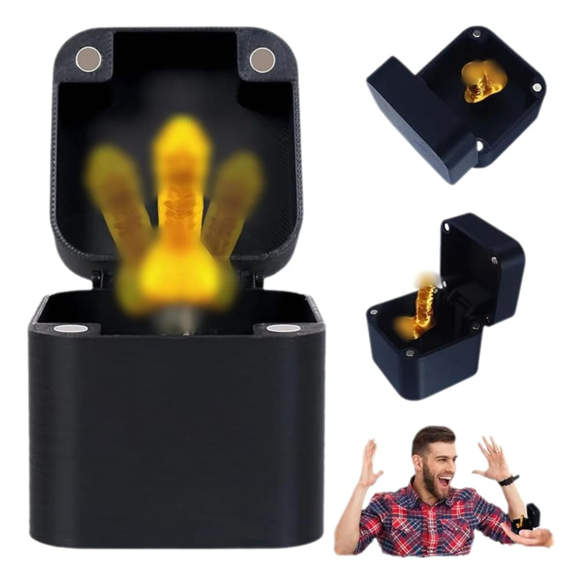 Middle Finger in a Box – Funny Novelty Desk Decoration & Gag Gift for Adults